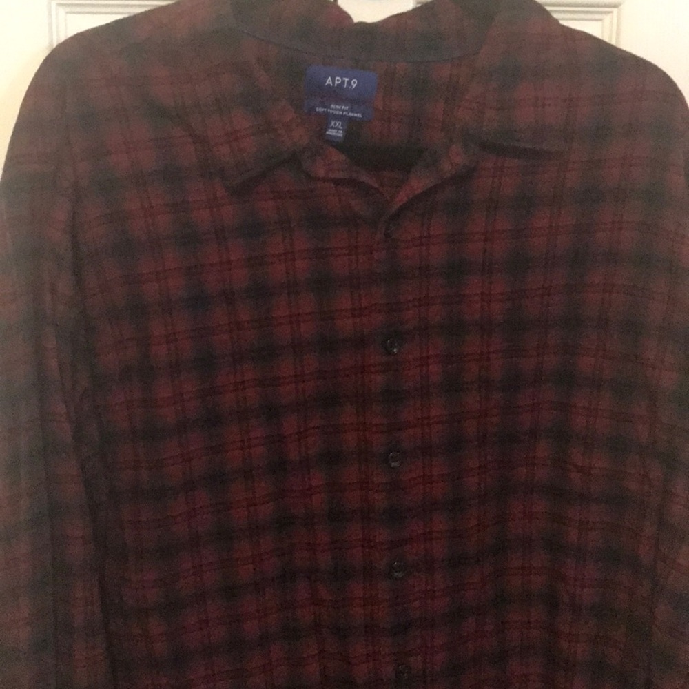 Men’s Plaid Long Sleeve Shirt - Picture 3 of 5